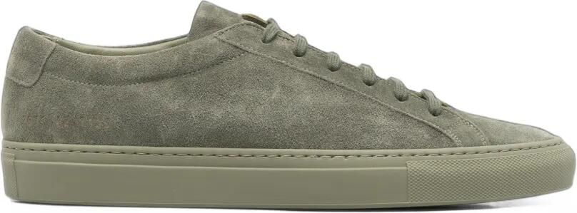 Common Projects suede sneakers Groen