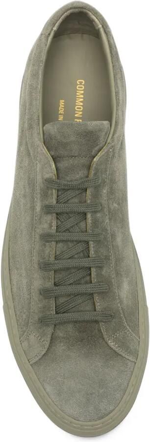 Common Projects Suède sneakers Groen - Foto 3