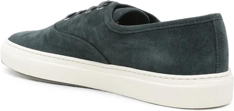 Common Projects Suède sneakers met goudkleurig serienummer Blauw - Foto 2