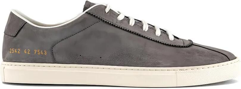 Common Projects Suède sneakers met stiksel Grijs