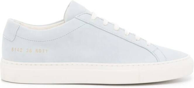 Common Projects Contrast Achilles suède sneakers Blauw