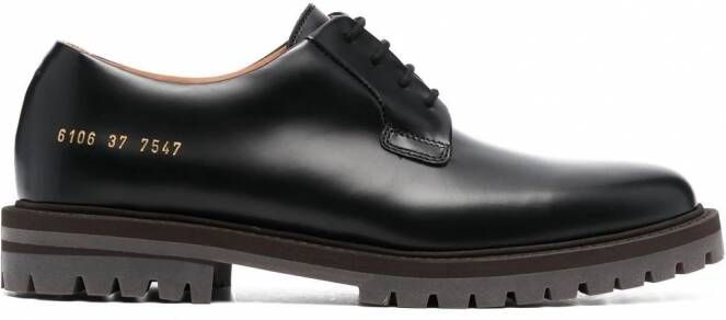 Common Projects Derby veterschoenen Zwart