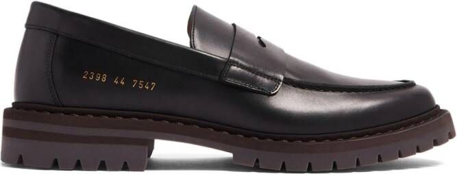 Common Projects Leren loafers Bruin