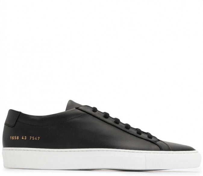 Common Projects Leren sneakers Zwart