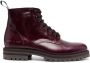 Common Projects Legerlaarzen met print Rood - Thumbnail 1