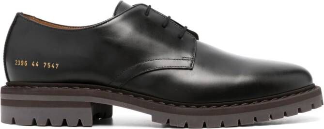 Common Projects Leren derby schoenen Zwart