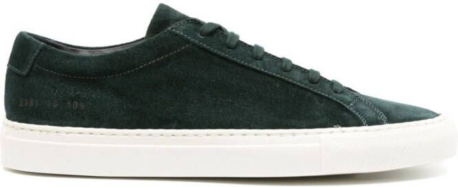 Common Projects Suède sneakers Groen