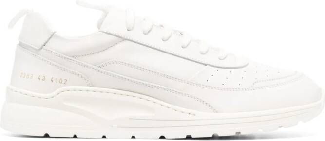 Common Projects Track Technical leren sneakers Wit