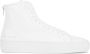 Common Projects White tournament Leather hi top sneakers Wit - Thumbnail 1