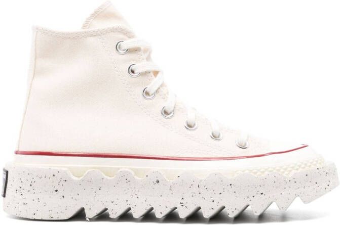 Converse Chuck Taylor sneakers met plateauzool Wit