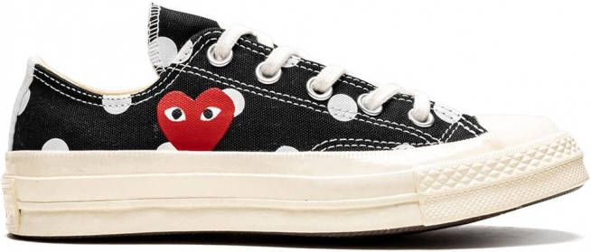 Converse x Comme des Garçons Play Chuck 70 low-top sneakers Zwart