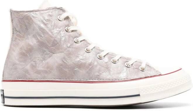 Converse Chuck 70 gekreukte high-top sneakers Paars