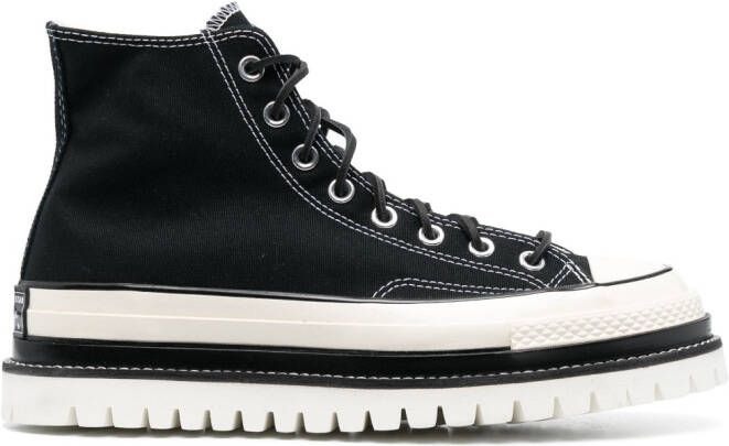 Converse Chuck 70 Hi sneakers met plateauzool Zwart