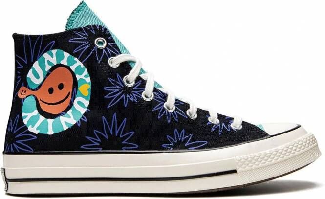 Converse Chuck 70 High 'Sunny Floral' sneakers Zwart