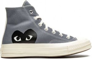 Converse x Comme des Garçons Play Chuck 70 high-top sneakers Grijs