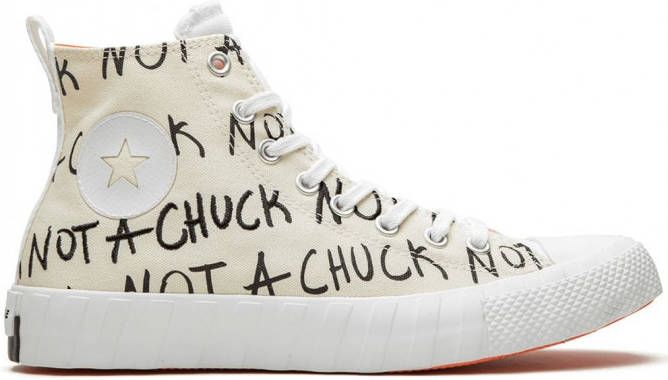 Converse Chuck 70 high top sneakers rubber katoen canvas 3.5 Blauw - Foto 2