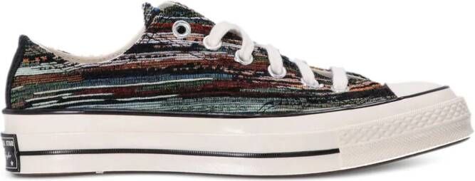 Converse Chuck 70 sneakers met jacquard-streep Zwart