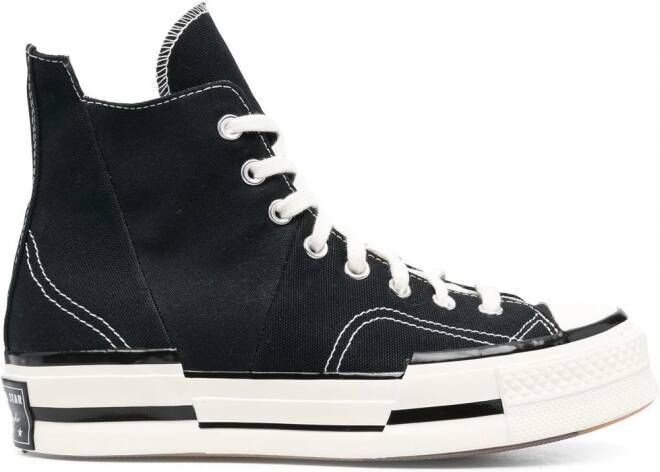 Converse Chuck 70 Plus Egret high-top sneakers Zwart