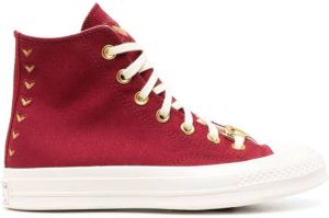 Converse Chuck Taylor All Star Hearts high-top sneakers Rood