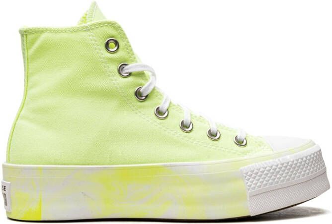 Converse "Chuck Taylor All Star Lift Volt Glow sneakers" Geel