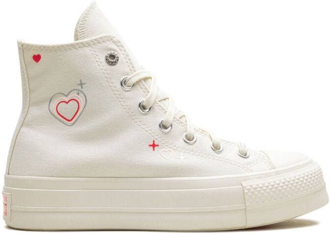 Converse Chuck Taylor All Star Lift high "Y2K Heart"sneakers Wit