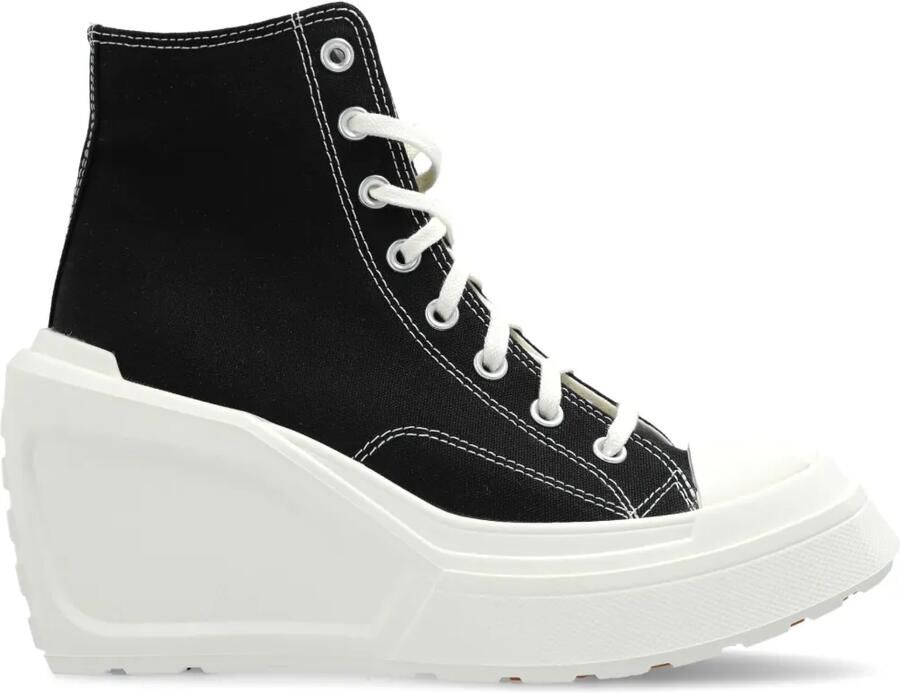 Converse 110mm Chuck 70 De Luxe Wedge HI sneakers Zwart