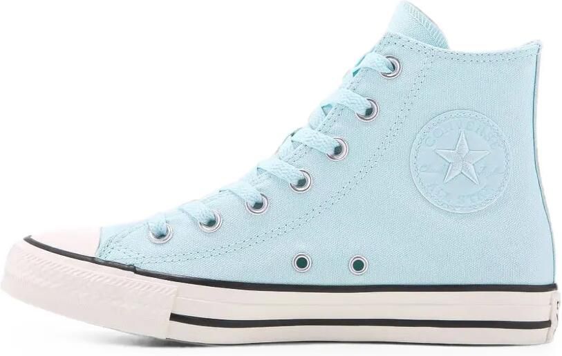 Converse All-Star high-top sneakers met geborduurde bloemen Blauw