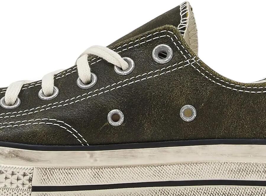 Converse Chuck 70 burnished leather sneakers Zwart