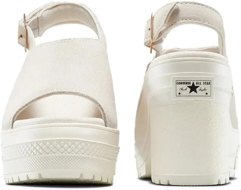 Converse Chuck 70 De Luxe slingback sandalen met plateauzool Beige - Foto 3