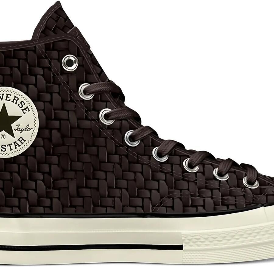 Converse Chuck 70 geweven high-top sneakers Bruin