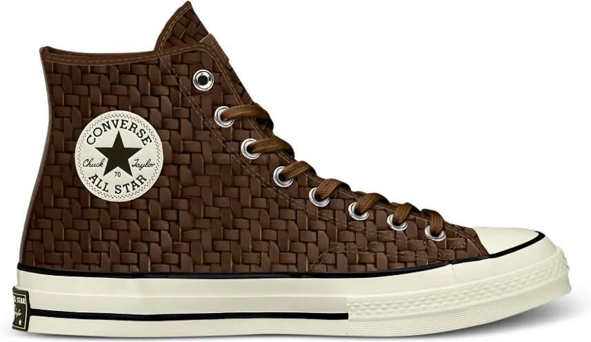 Converse Chuck 70 geweven high-top sneakers Bruin