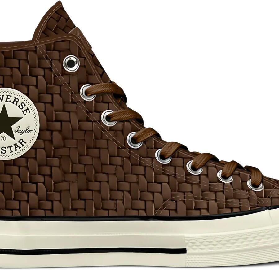 Converse Chuck 70 geweven high-top sneakers Bruin - Foto 2
