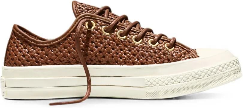 Converse Chuck 70 geweven leren sneakers Bruin
