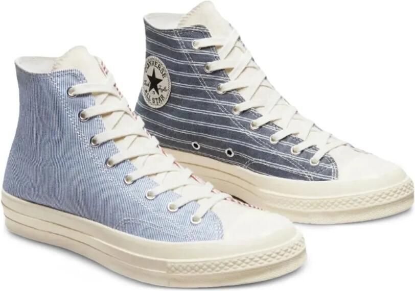 Converse Chuck 70 Hi "Multi-Color Retro Stripes" sneakers Blauw - Foto 2