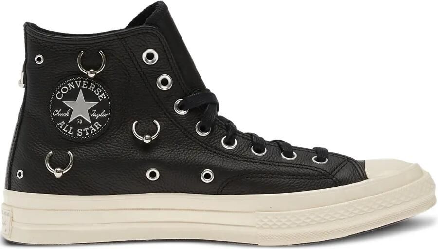 Converse Chuck 70 Hi sneakers met ringlets Zwart