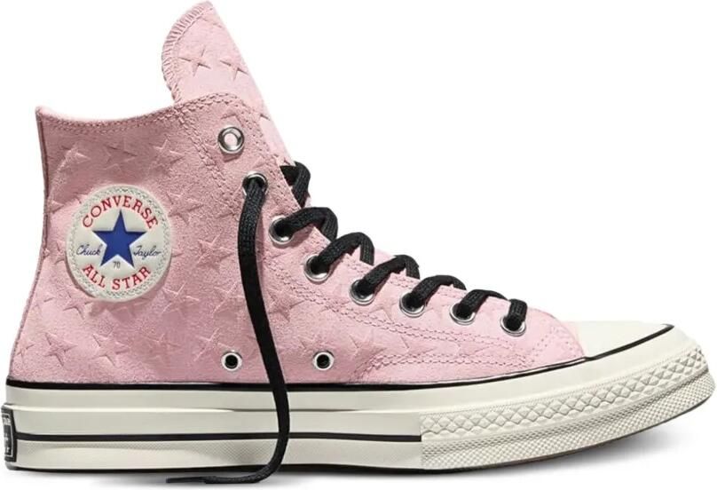Converse Chuck 70 HI sneakers met ster-reliëf Roze
