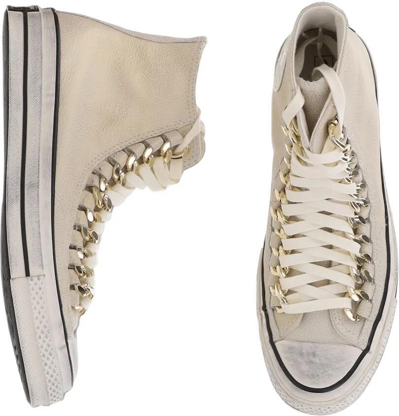 Converse Chuck 70 Industrial Glam high-top sneakers met schakelketting Beige - Foto 2