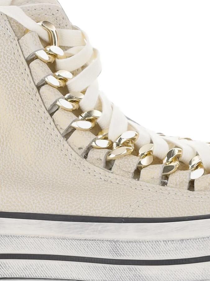 Converse Chuck 70 Industrial Glam high-top sneakers met schakelketting Beige - Foto 3