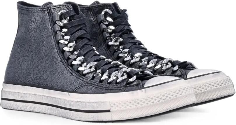 Converse Chuck 70 Industrial Glam high-top sneakers verfraaid met ketting Zwart - Foto 4
