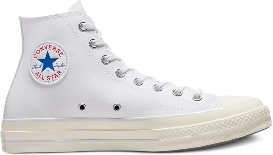 Converse Chuck 70 leren Hi "White" sneakers Wit