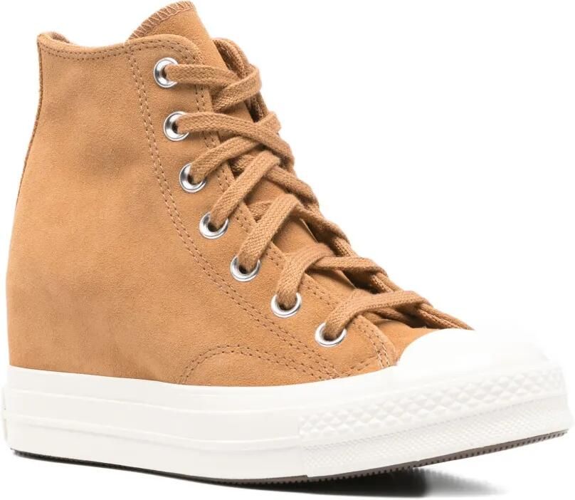 Converse Chuck 70 sneakers met plateauzool Bruin
