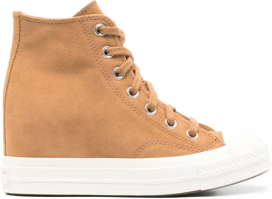 Converse Chuck 70 sneakers met plateauzool Bruin - Foto 3