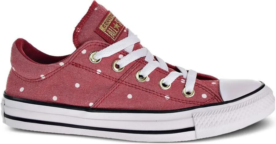 Converse Chuck Taylor All Star "Gym Red Gold White" sneakers met stippen Rood