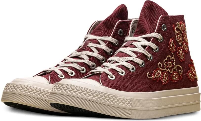 Converse Chuck Taylor All Star Hi sneakers verfraaid met kralen Rood
