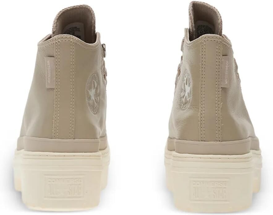 Converse Chuck Taylor All Star leren laarzen met plateauzool Beige - Foto 2
