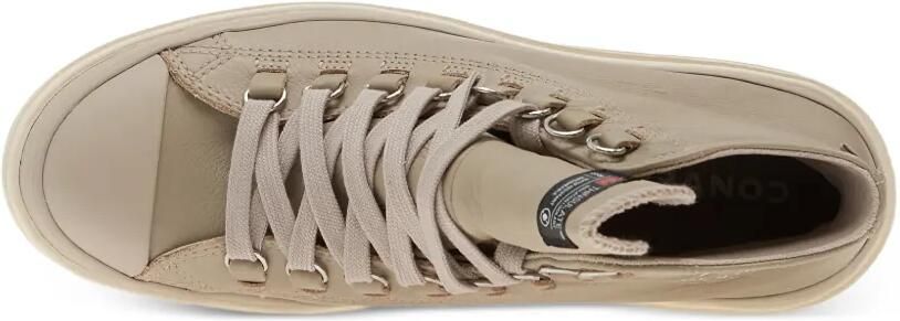 Converse Chuck Taylor All Star leren laarzen met plateauzool Beige - Foto 5
