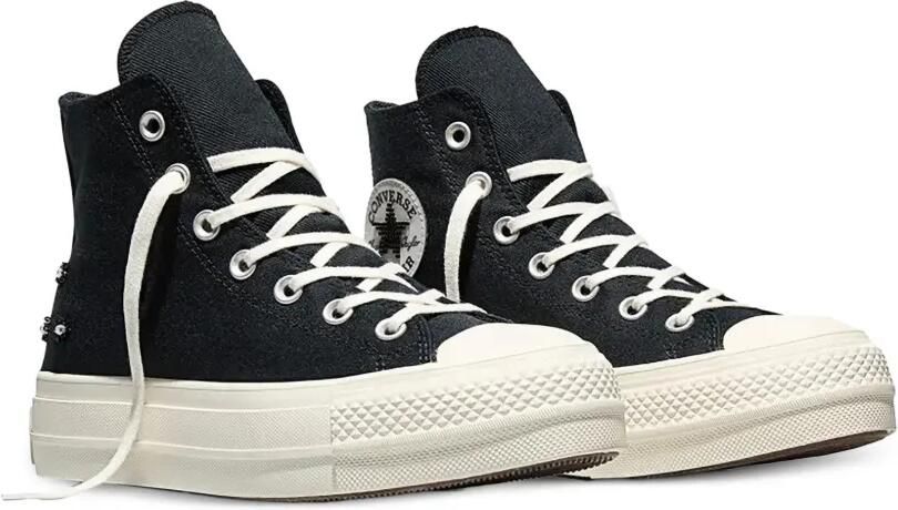 Converse Chuck Taylor All Star Lift Beads sneakers met plateauzool Zwart - Foto 4