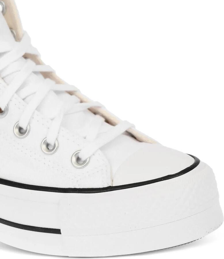 Converse Chuck Taylor All Star Lift canvas sneakers met plateauzool Wit - Foto 3