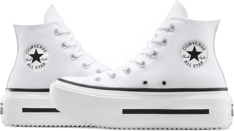 Converse Chuck Taylor All Star Lift Double Stack "White" sneakers Wit