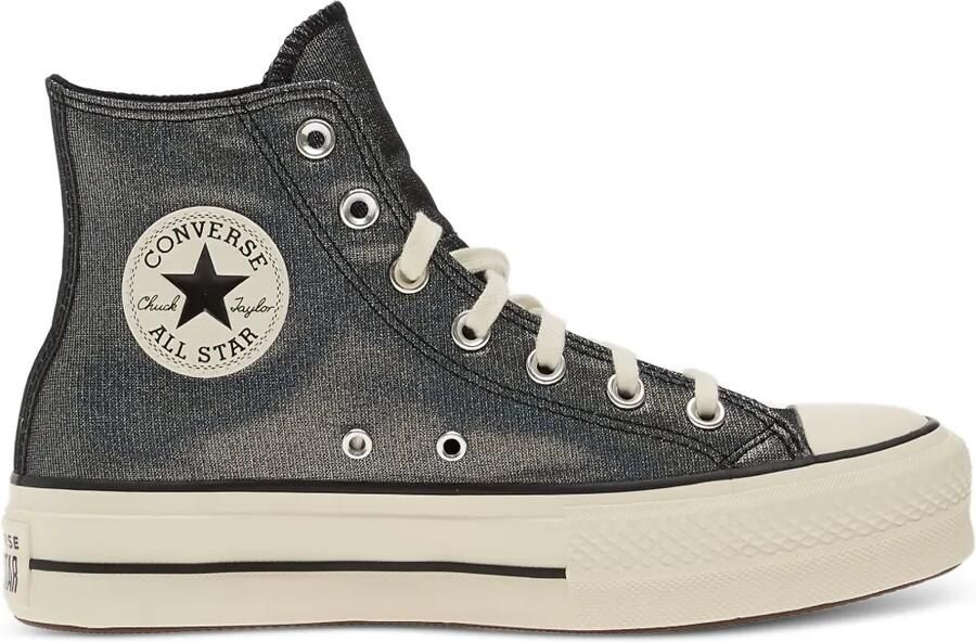 Converse Chuck Taylor All Star Lift high-top sneakers met plateauzool Zwart